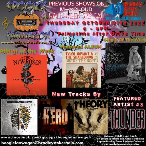 Boogie Fanwagon 27th October 2022. Spooky Fanwagon Halloween Special.