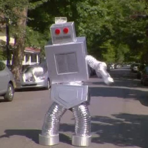 Storage locker sadness robot