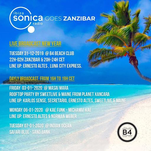 ERNESTO ALTES - NYE @ B4 BEACH CLUB - ZANZIBAR