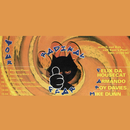 Felix Da Housecat at "Radikal Fear Tour" @ Walzmühle (Ludwigshafen-Germany) - 13 April 1995