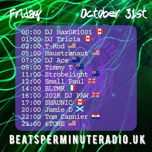 Go With The Flow Show by Tom Cannier, ZG, CRO on BPM Radio UK 311025