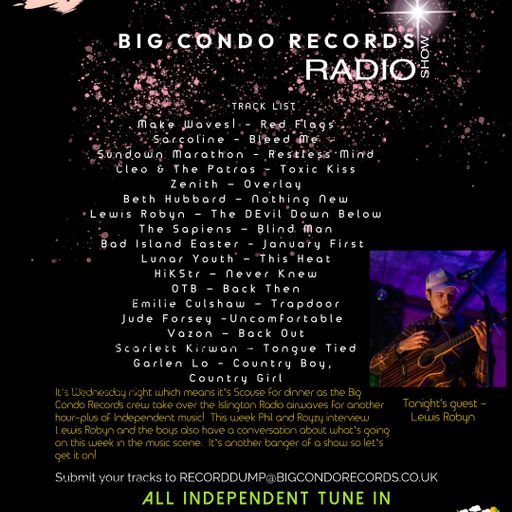 Big Condo Records Radio Show – Lewis Robyn (20/08/2025)