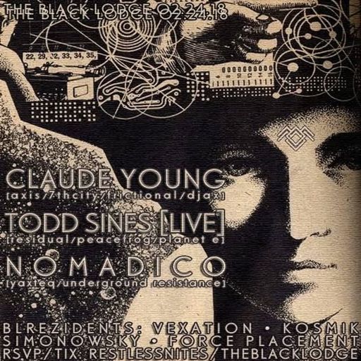 Todd Sines LIVE at The Black Lodge (Los Angeles-USA) - 24 February 2018