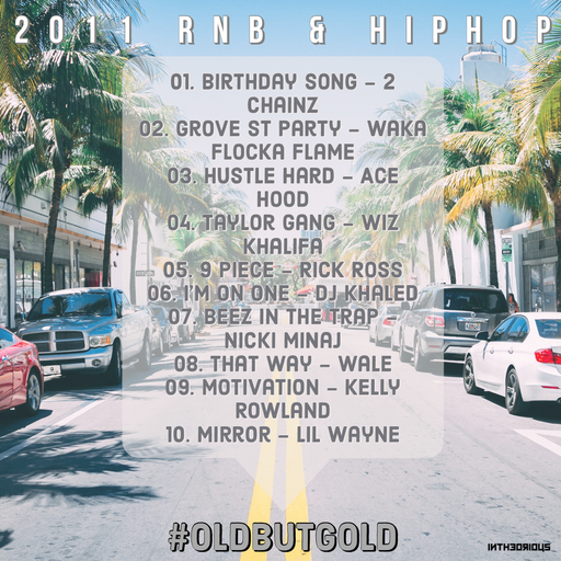 2011 RnB | HipHop | @intheorious | #OldButGold Vol 19
