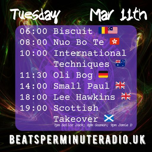 Biscuit- Tuesday Drum and Bass Crunch- Live on Beats Per Minute Radio 11.3.2025
