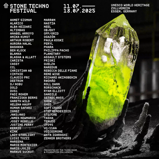 Ben Klock at "Stone Techno Festival" @ Zeche Zollverein (Essen-Germany)  - 13 July 2025