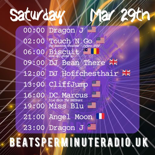 Biscuit-Saturday Pajama Show- Live on Beats Per Minute Radio 29.3.2025