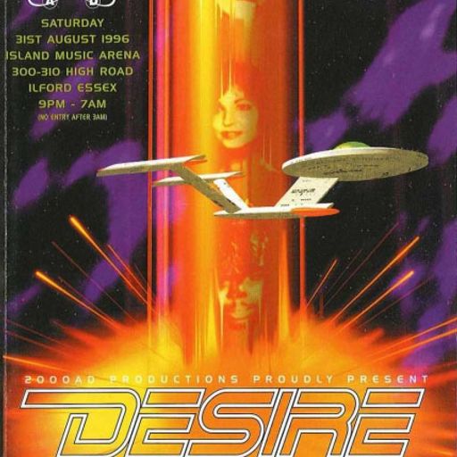 DJ Rap w/ Stevie Hyper D - Desire - Island, Ilford - 31.8.96