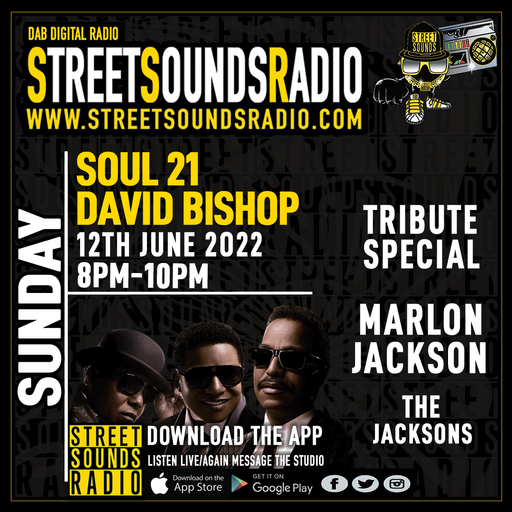 Soul 21 with David Bishop (Tribute Special with Marlon Jackson) 2000-2200 12/06/2022