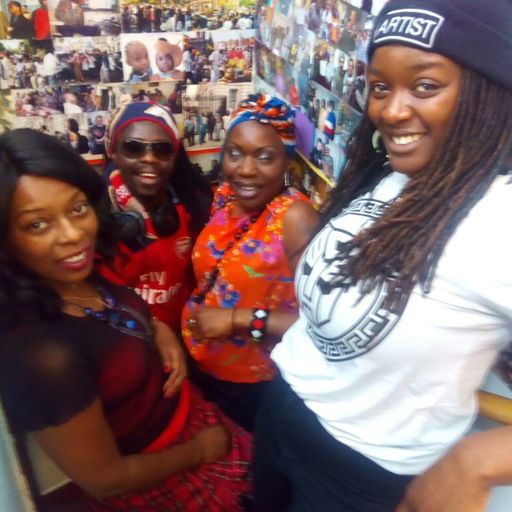 #6 I had a great time on Freestyles show as part of his radio series "Tribute to Women in the Media"