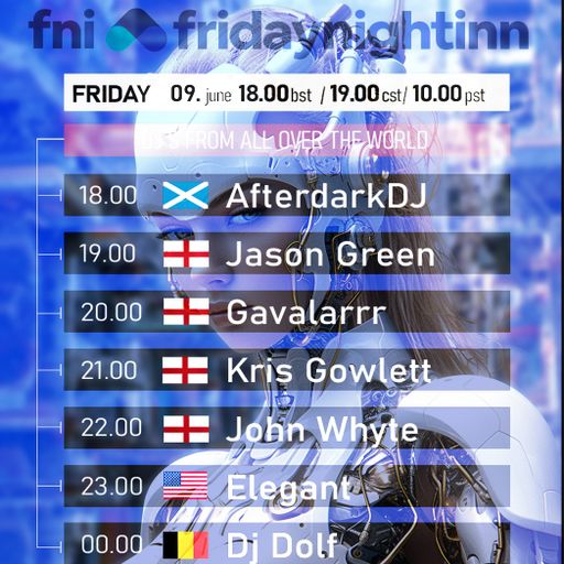 fni presents : Fridaynightinn 9th June 2023