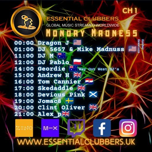 Tom Cannier - Essential Clubbers - Monday Madness - 030723 - Tech House