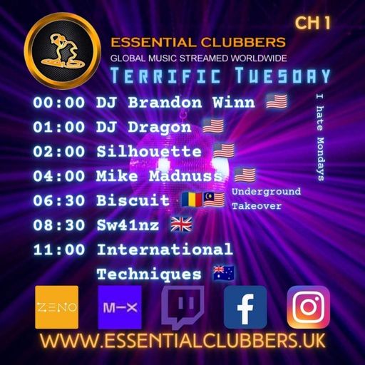 Biscuit-Underground Takeover Tuesday-Part 1-Drum and Bass-Live on Essential Clubbers Radio 7.2.2023