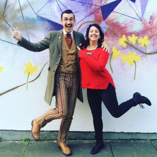 Baines plus one with TV presenter Ben Shires