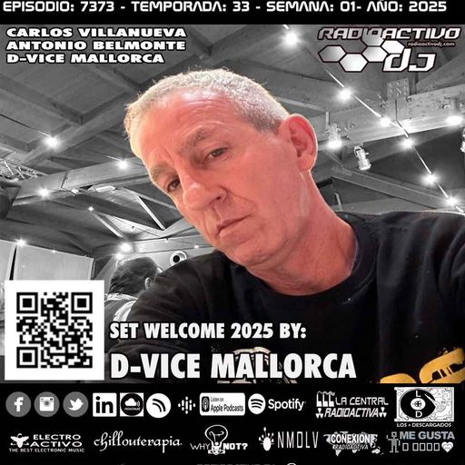 Radioactivo DJ 01-2025 Carlos Villanueva, Antonio Belmonte & D-Vice Mallorca