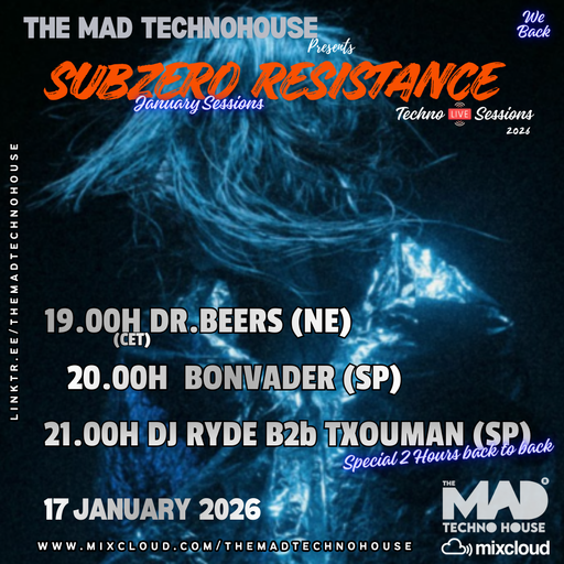 DR.BEERS TMTH SUBZERO RESISTANCE TECHNO SESSIONS 17.01.26
