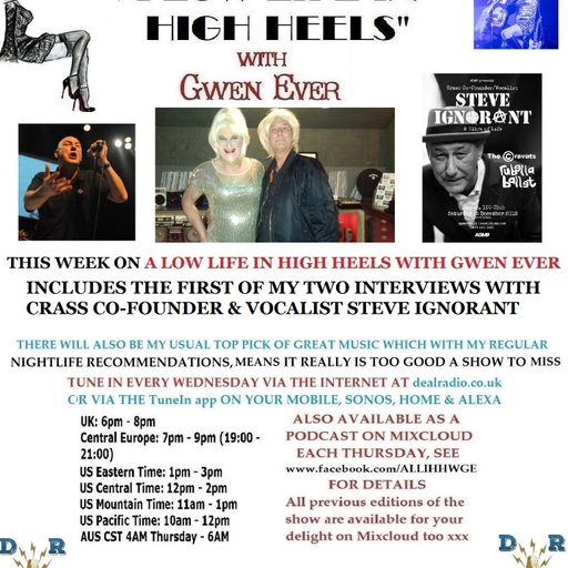 A LOW LIFE IN HIGH HEELS WITH GWEN EVER RADIO SHOW 5TH DECEMBER 2018 BROADCAST