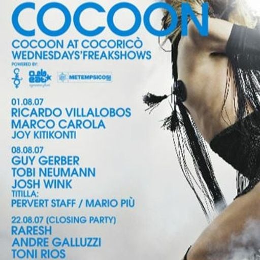 André Galluzzi at "Cocoon Wednesdays Freakshow" @ Cocoricò (Riccione-Italy) - 22 August 2007