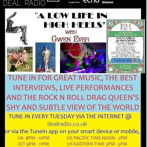 A LOW LIFE IN HIGH HEELS WITH GWEN EVER RADIO SHOW 23RD APRIL 2024 EDITION