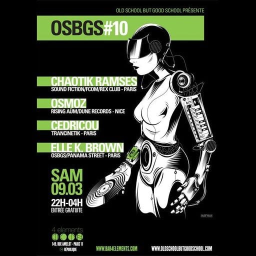 Chaotik Ramses at "Old School But Good School" @ 4 elements (Paris - France) - 9 March 2013