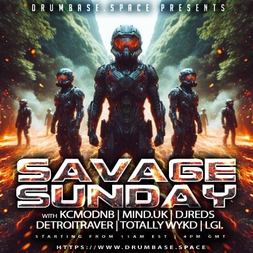Mind (UK) - Drumbase.space - LIVE Savage Sunday - Minimal Subliminal