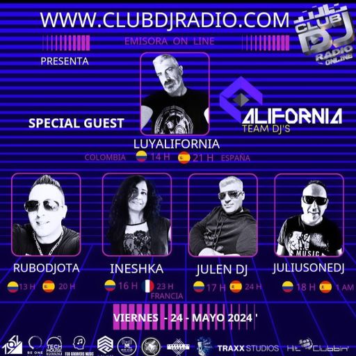 INESHKA MIX - BRING BACK TIME - ALIFORNIA TEAM - CLUBDJRADIO