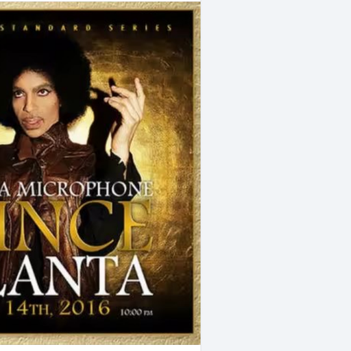 Prince The Last Show on Earth,April 14, 2016 Atlanta US at Fox Theatre.Piano & a Microphone Tour.