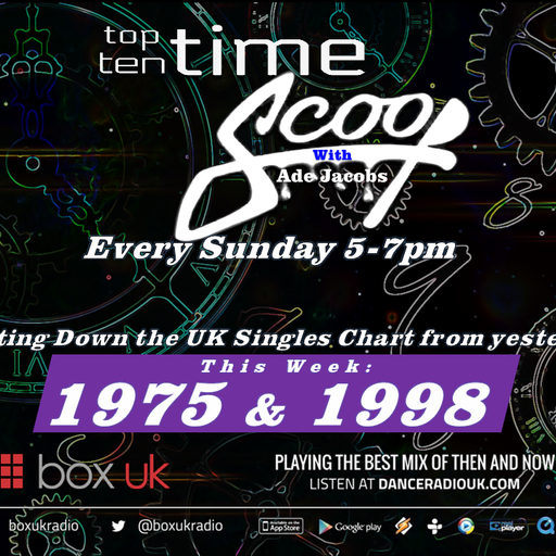 Ade Jacobs - Top 10 Time Scoop 1975 & 1998 - Box UK - 28/10/18