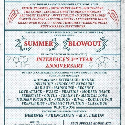 NEW WAVE 80S SO CAL STYLE FT JON INTERFACE