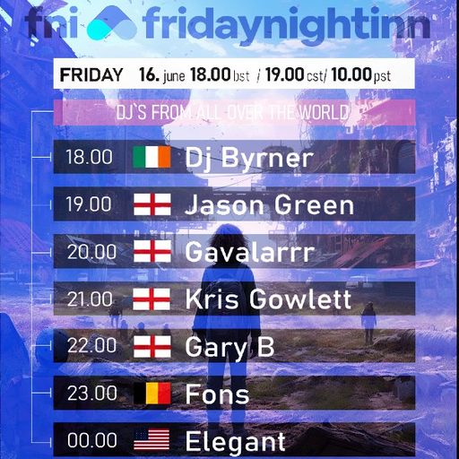 fni presents : Fridaynightinn 16 June 2023