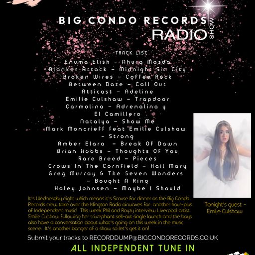 Big Condo Records Radio Show Ep 93 Emilie Culshaw