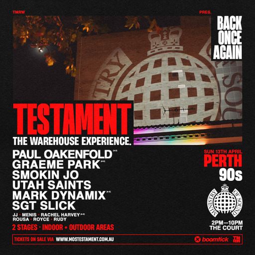 This Is Graeme Park: Testament @ The Court Perth 13APR25 Live DJ Set