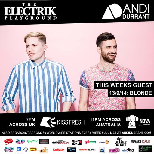 Andi Durrant Electrik Playground 13/9/14 - Blonde Guest Mix