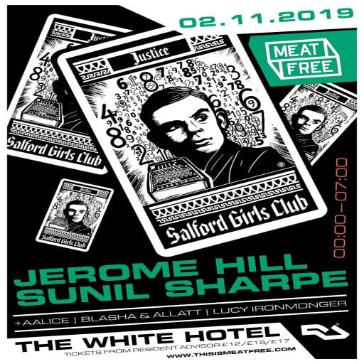 Sunil Sharpe at "Meat Free" @ The White Hotel (Manchester - UK) - 2 November 2019