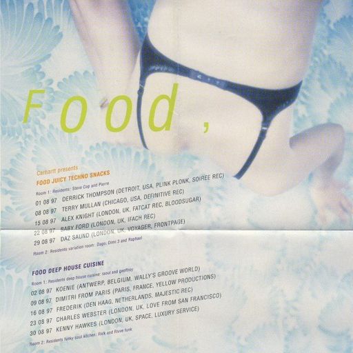 Kenny Hawkes at "Food Deep House Cuisine" @ Silo (Leuven-Belgium) - 30 August 1997
