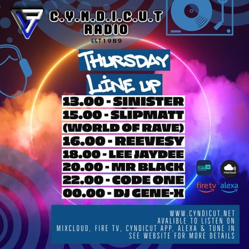 Dj-Sinister - Live On Cyndicut Radio - 26-01-2023