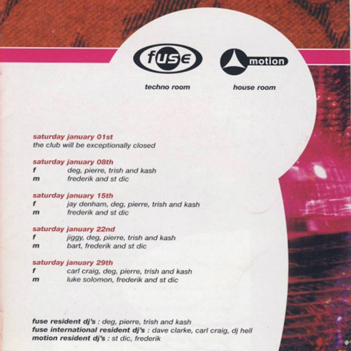 Jay Denham & Pierre at Fuse (Brussel - Belgium) - 15 January 2000