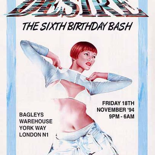 DJ Hype w/ MC GQ & Rage - Desire 'The Sixth Birthday' - Bagley's - 18.11.94