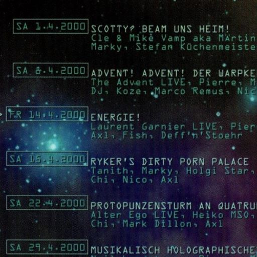 Laurent Garnier LIVE at "Energie!" @ Stammheim (Kassel - Germany) - 14 April 2000