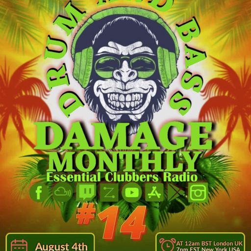 Essential Clubbers Radio DNB Damage 14