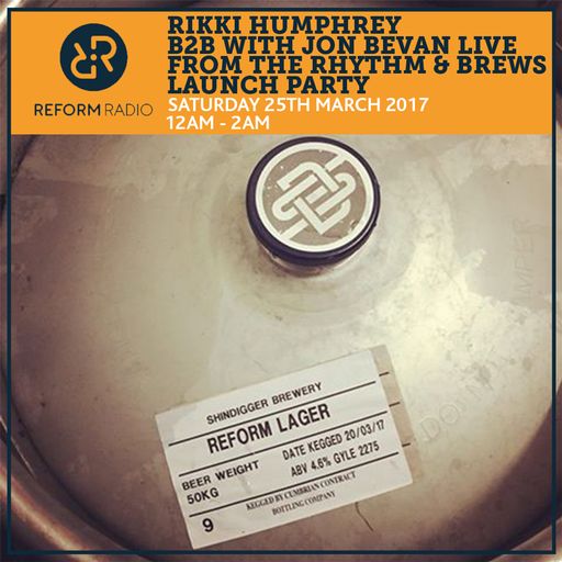 Rikki Humphrey & Jon Bevan Live from Rhythm & Brews Launch Party 24th March 2017