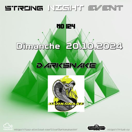 Darksnake Special Techno "Strong Night Event 124" Radio TwoDragons 20.10.2024