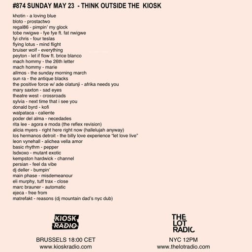 #874 (KIOSK RADIO) NEW KHOTIN | MACH-HOMMY | PEYTON | TOBE NWIGWE | ALLMOS | EJECA | BASIC RHYTHM |