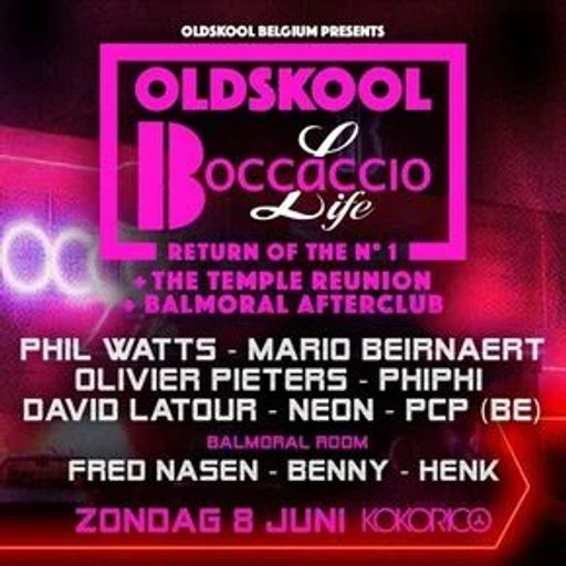 PCP at "Oldskool Boccaccio" @ Kokorico (Zomergem-Belgium) - 8 June 2025
