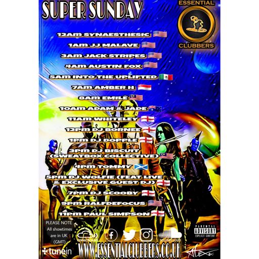 Biscuit(The Sweatbox)- Live on Essential Clubbers Radio- Super Sundays 28.02.2021