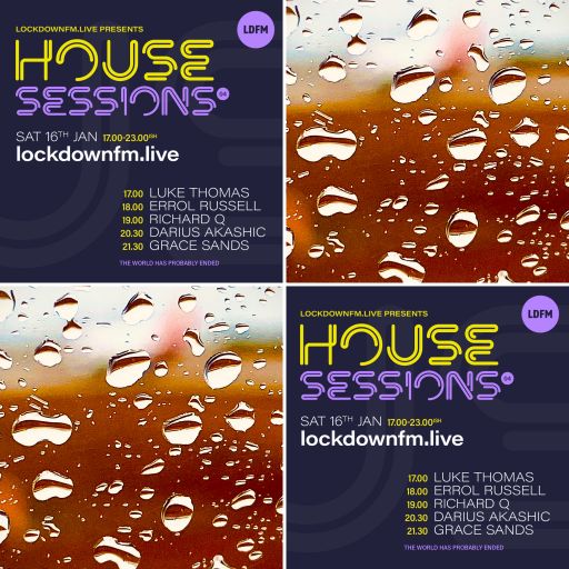 Errol Russell - Sessions. 22 HOUSE SESSIONS 04 “RAIN” VINYL SET