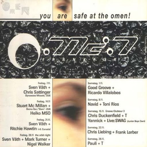 Chris Liebing at Omen (Frankfurt - Germany) - 24 November 1995