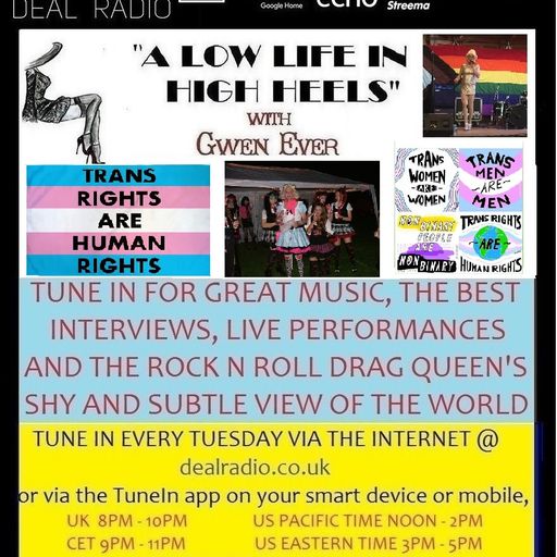 A LOW LIFE IN HIGH HEELS WITH GWEN EVER RADIO SHOW 22ND APRIL 2025 EDITION