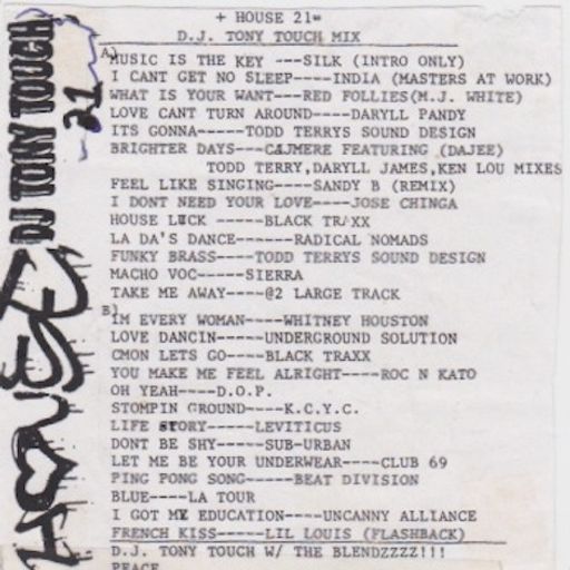 Tony Touch - House #21 (1993)