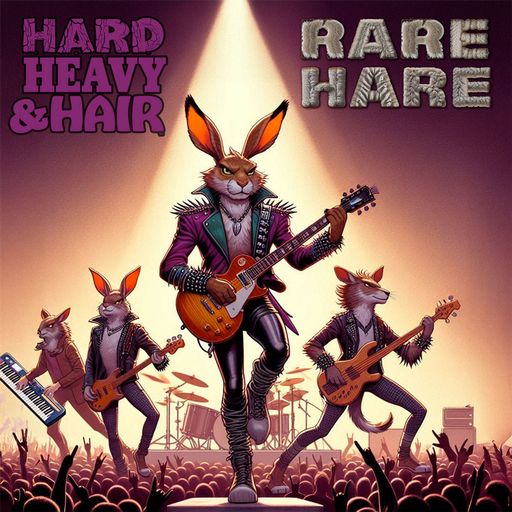 516 - Rare Hare  - The Hard, Heavy & Hair Show with Pariah Burke